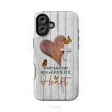 Christian phone case: Start each day with a grateful heart iPhone 16 Plus / Tough Case