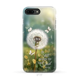 Christian Phone Cases: Be Still And Know Psalm 46:10 Dandelion Butterfly Phone Case iPhone 7 Plus / Tough Case