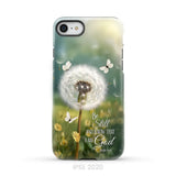 Christian Phone Cases: Be Still And Know Psalm 46:10 Dandelion Butterfly Phone Case iPhone SE 2020 / Tough Case