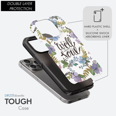 Christian phone cases: It well with my soul case