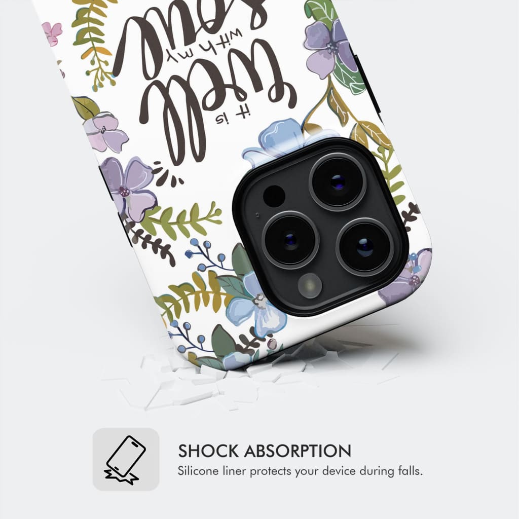 Christian phone cases: It well with my soul case