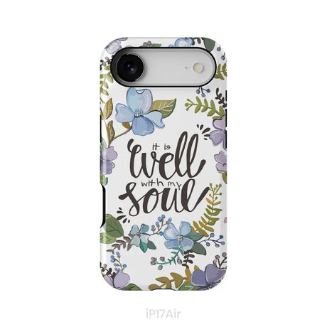 Christian phone cases: It well with my soul phone case iPhone 17 Air / Tough Case