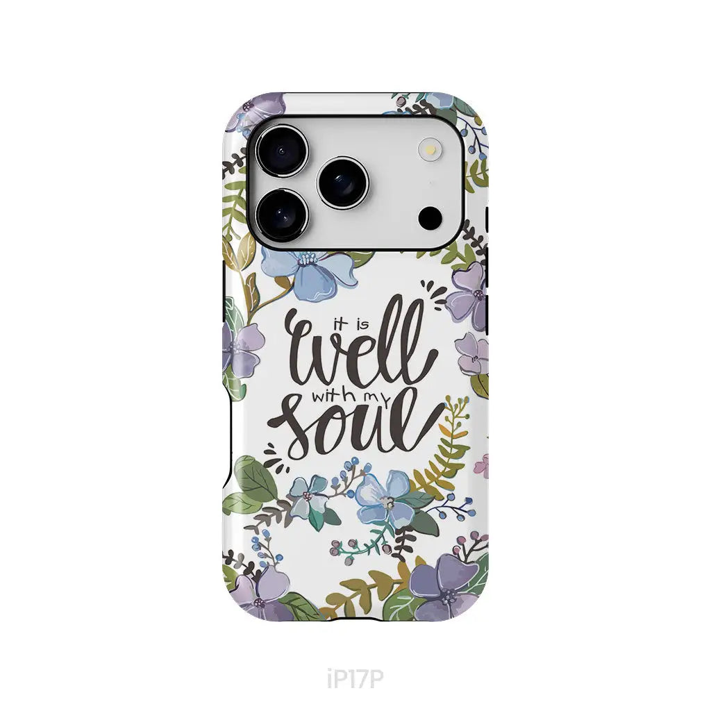 Christian phone cases: It well with my soul phone case iPhone 17 Pro / Tough Case