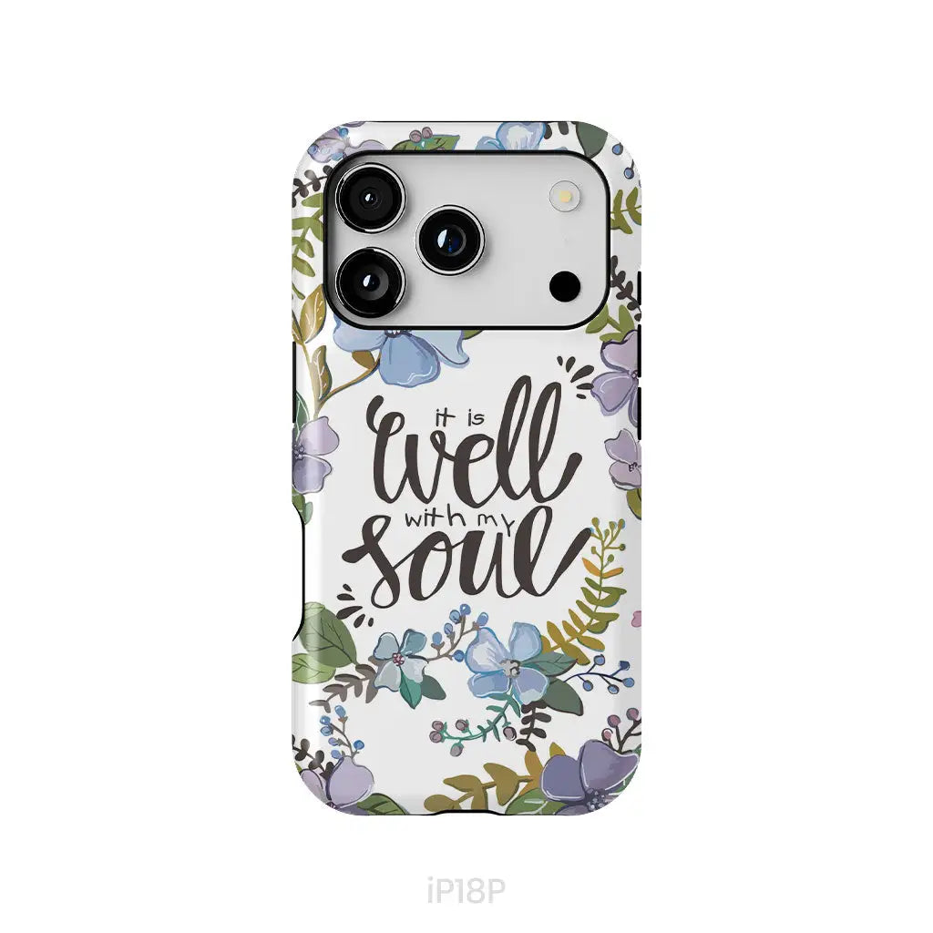 Christian phone cases: It well with my soul phone case iPhone 18 Pro / Tough Case