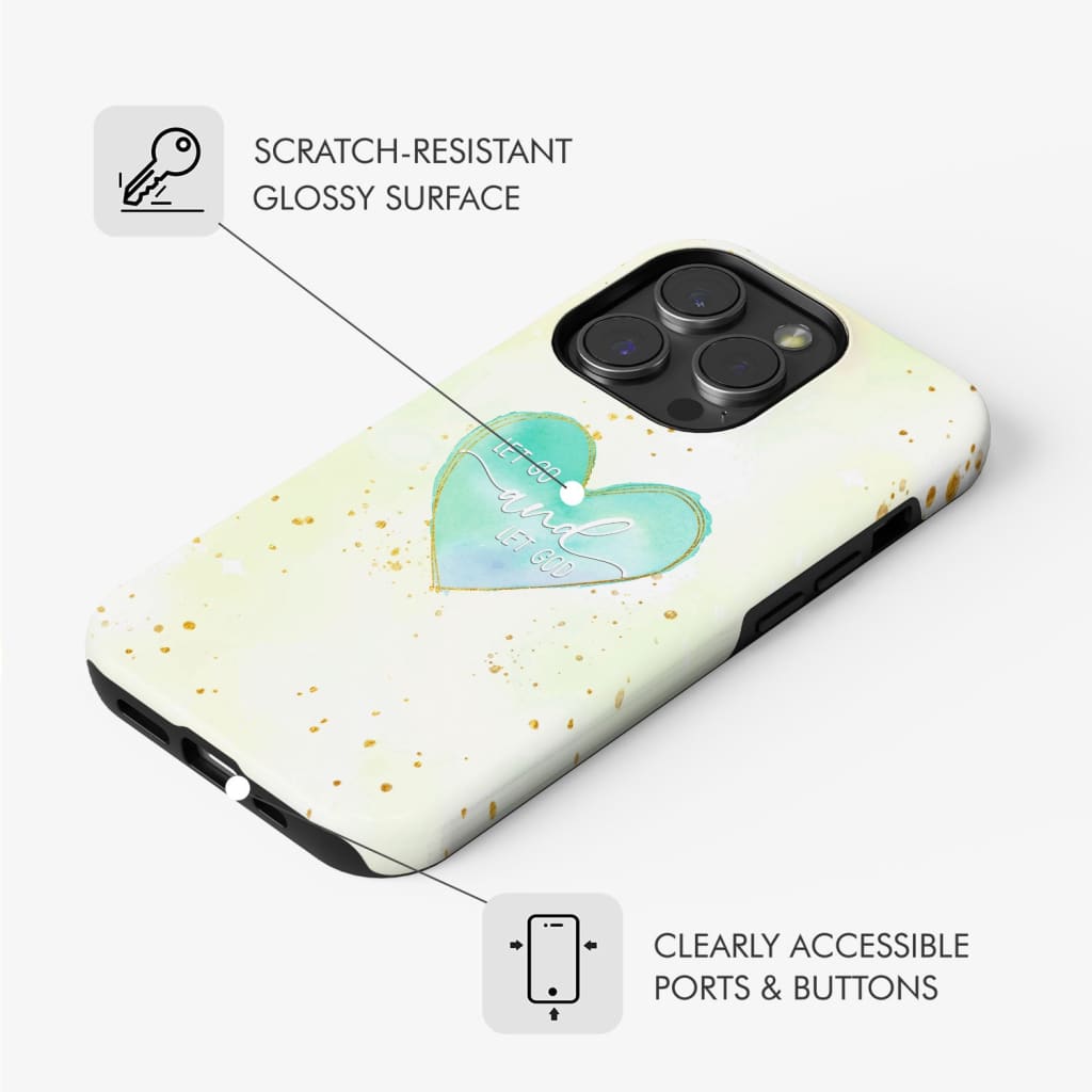 Christian phone cases: Let go and God case