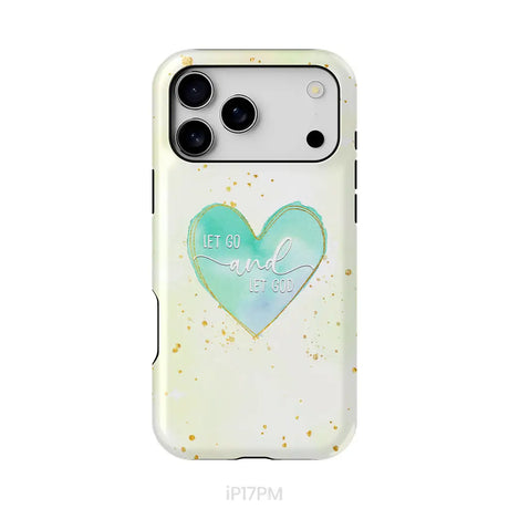 Christian phone cases: Let go and let God phone case iPhone 17 Pro Max / Tough Case