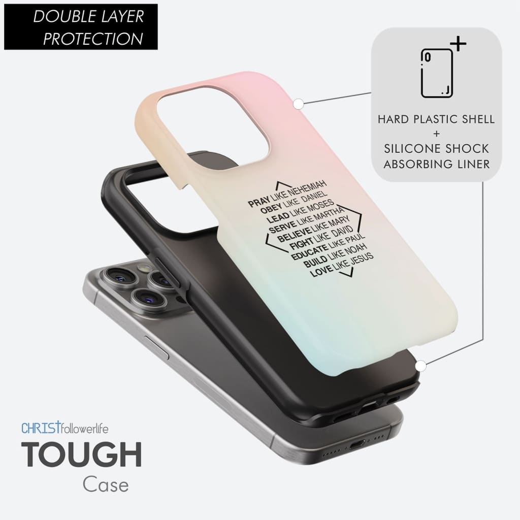 Christian phone cases: Pray like Nehemiah obey Daniel case