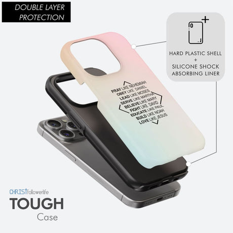 Christian phone cases: Pray like Nehemiah obey Daniel case
