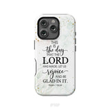 Christian phone cases: Psalm 118:24 ESV This is the day that the Lord has made phone case iPhone 16 Pro / Tough Case