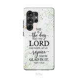 Christian phone cases: Psalm 118:24 ESV This is the day that the Lord has made phone case Samsung Galaxy S25 Ultra