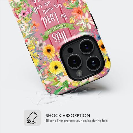Christian phone cases: This is the day Lord has made Psalm 118:24 case