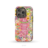 Christian phone cases: This is the day the Lord has made Psalm 118:24 phone case iPhone 14 Pro / Tough Case
