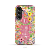 Christian phone cases: This is the day the Lord has made Psalm 118:24 phone case Samsung Galaxy S24 Plus / Tough Case