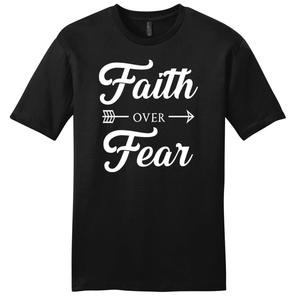 Men’s T-shirt Faith Over Fear Shirt Black / S