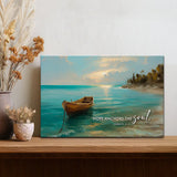 Beautiful Christian home decor reminding believers that hope anchors the soul.