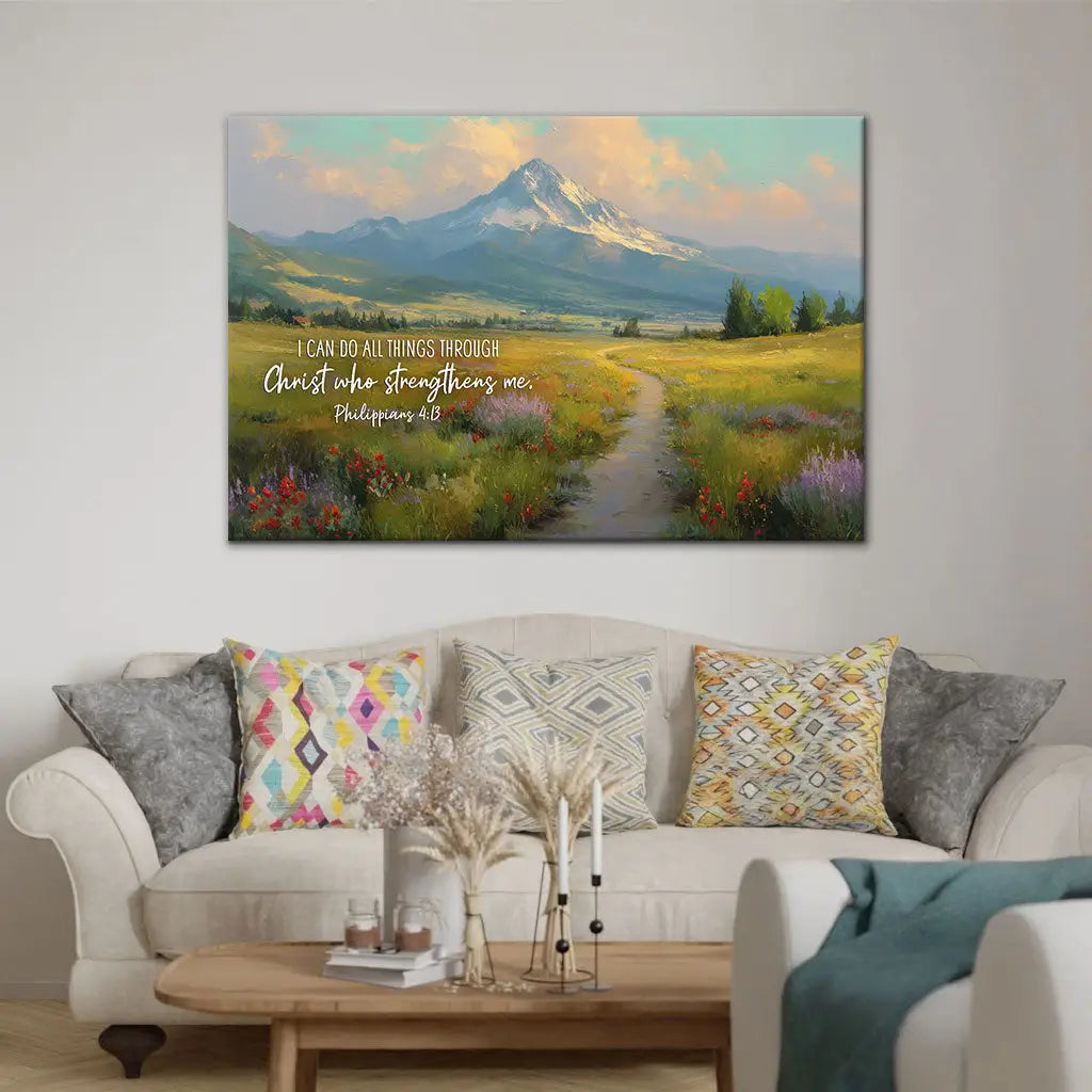 Philippians 4:13 I Can Do All Things Through Christ Wall Art