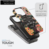 Come to me all who are weary Matthew 11:28 Christian phone case