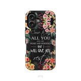 Come to me all who are weary Matthew 11:28 Christian phone case iPhone 16 / Tough Case