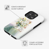 Create in me a clean heart Psalm 51:10 Bible verse phone case