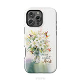 Create in me a clean heart Psalm 51:10 Bible verse phone case iPhone 16 Pro Max / Tough Case