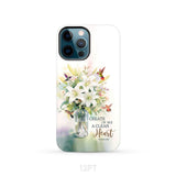 Create in me a clean heart Psalm 51:10 Bible verse phone case iPhone 12 Pro / Tough