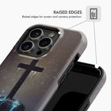 Cross on the hill phone case Christian