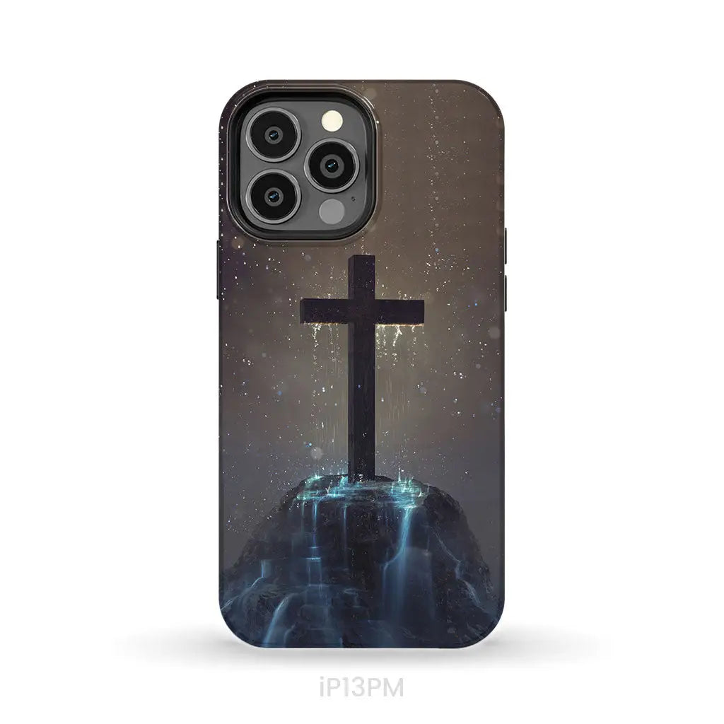 Cross on the hill phone case Christian phone case iPhone 13 Pro Max / Tough Case