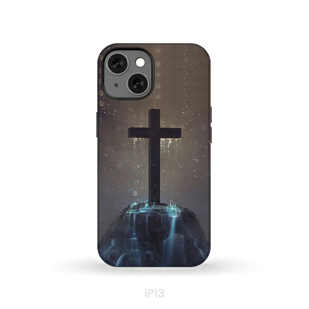 Cross on the hill phone case Christian phone case iPhone 13 / Tough Case