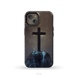 Cross on the hill phone case Christian phone case iPhone 14 / Tough Case