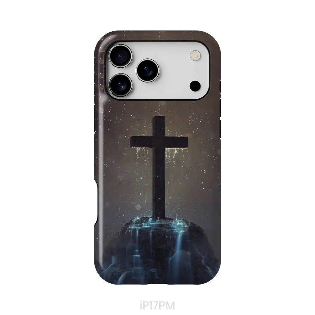 Cross on the hill phone case Christian phone case iPhone 17 Pro Max / Tough Case