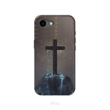 Cross on the hill phone case Christian phone case iPhone 17e / Tough Case