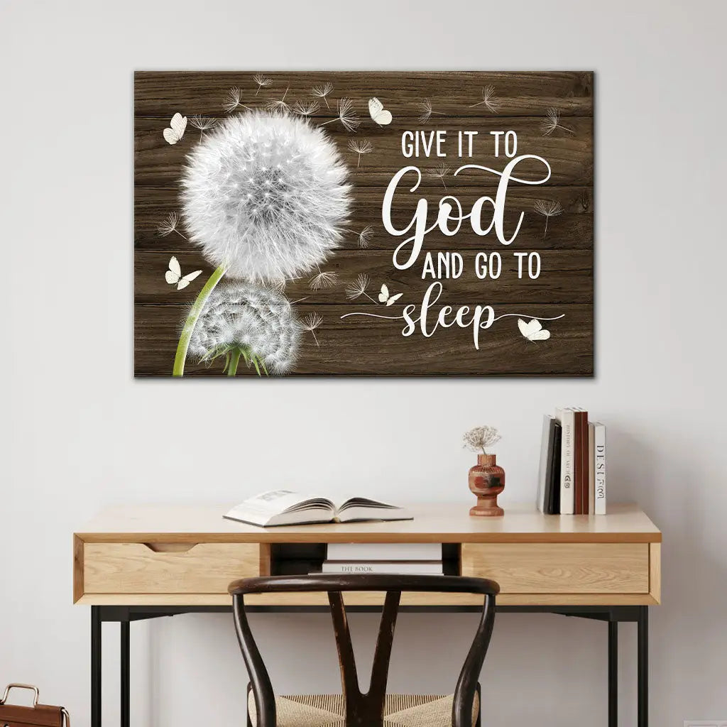 Beautiful Christian decor piece symbolizing grace, peace, and divine protection. Brown / 12’’ x 8’’