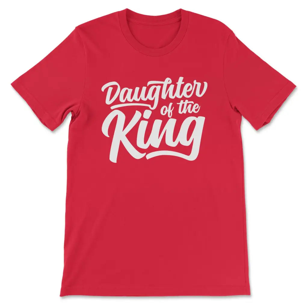 Daughter Of The King Christian T-shirt Red / S