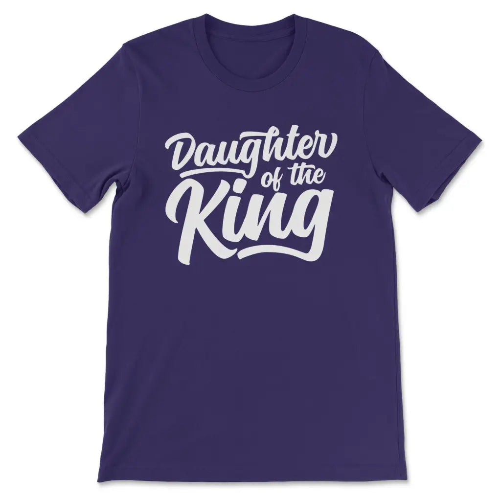 Daughter Of The King Christian T-shirt Team Purple / S