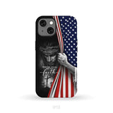 Don’t Be Afraid Just Have Faith Mark 5:36 American Flag Christian Phone Case iPhone 13 / Tough Case