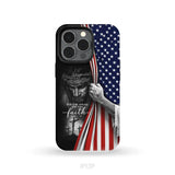 Don’t Be Afraid Just Have Faith Mark 5:36 American Flag Christian Phone Case iPhone 13 Pro / Tough Case