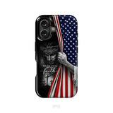 Don’t Be Afraid Just Have Faith Mark 5:36 American Flag Christian Phone Case iPhone 16 / Tough Case