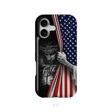 Don’t Be Afraid Just Have Faith Mark 5:36 American Flag Christian Phone Case iPhone 17 / Tough Case