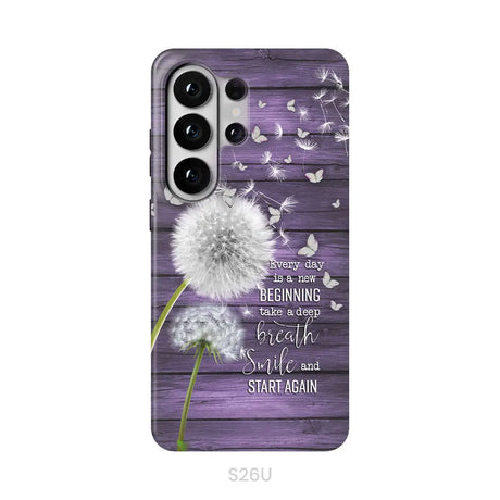Every day is a new beginning take a deep breath phone case Samsung Galaxy S26 Ultra / Tough Case