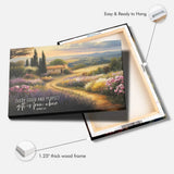 Faith-based wall decor with scripture “Every good and perfect gift is from above.”