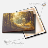 Exodus 33:14 My Presence Will Go With You Wall Art Canvas