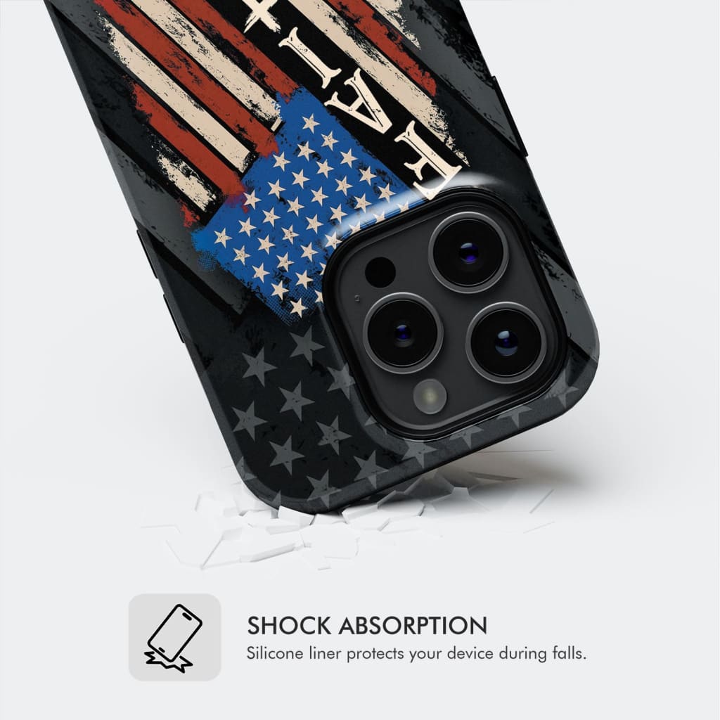 Faith American Flag phone case