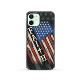 Faith American Flag phone case iPhone 12 / Tough
