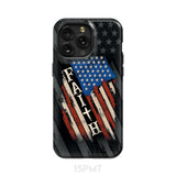 Faith American Flag phone case iPhone 15 Pro Max / Tough