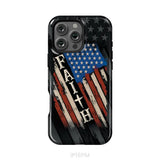 Faith American Flag phone case iPhone 16 Pro Max / Tough Case