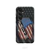 Faith American Flag phone case Samsung Galaxy S24 / Tough