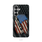 Faith American Flag phone case Samsung Galaxy S26 Plus / Tough Case