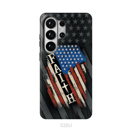 Faith American Flag phone case Samsung Galaxy S26 Ultra / Tough Case