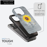Faith Cross Butterflies Sunflower Christian Phone Case