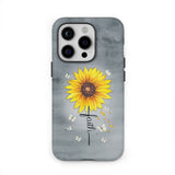 Faith Cross Butterflies Sunflower Christian Phone Case